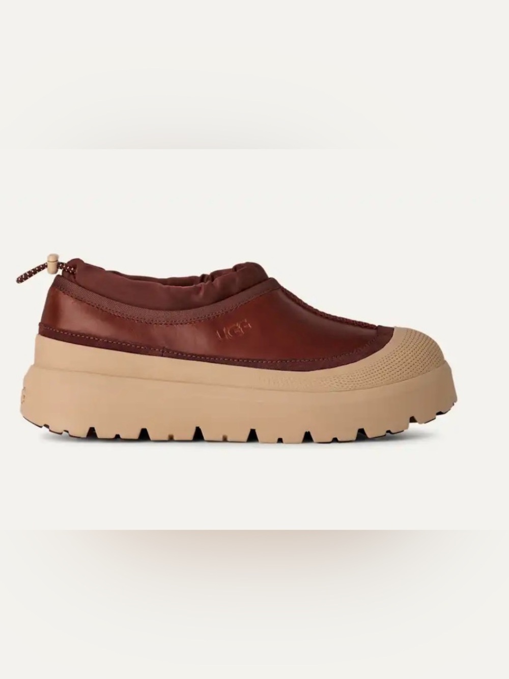 UGG-Tasman Weather Hybrid-Cordovan/White Pepper-NWT